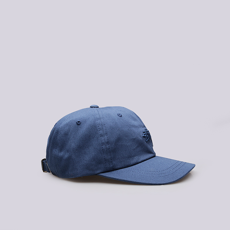  синяя кепка Stussy Tonal Stock Low Cap 131676-navy - цена, описание, фото 2